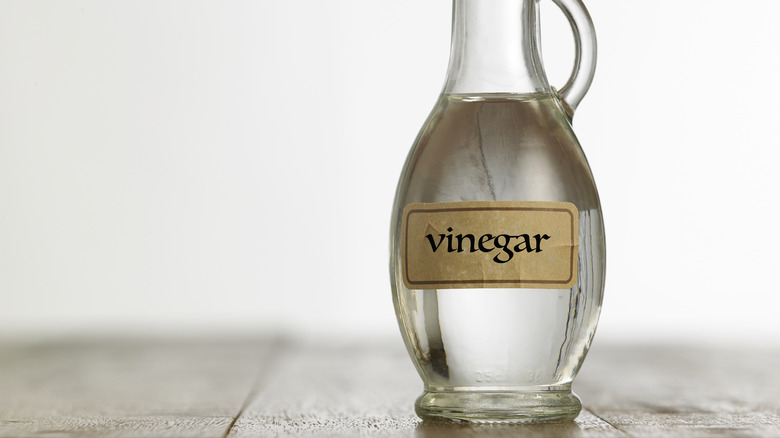 Bottle of vinegar