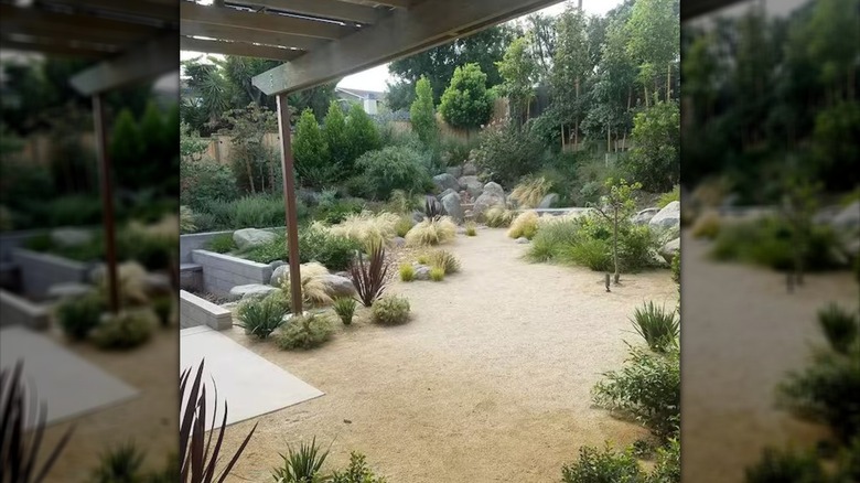 Decomposed granite patio