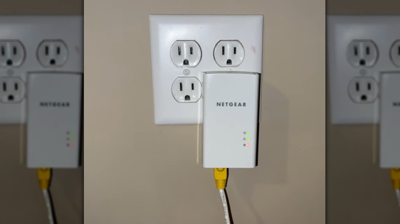 A NetGear powerline adapter