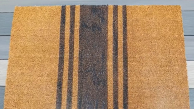 IKEA DIY painted door mat