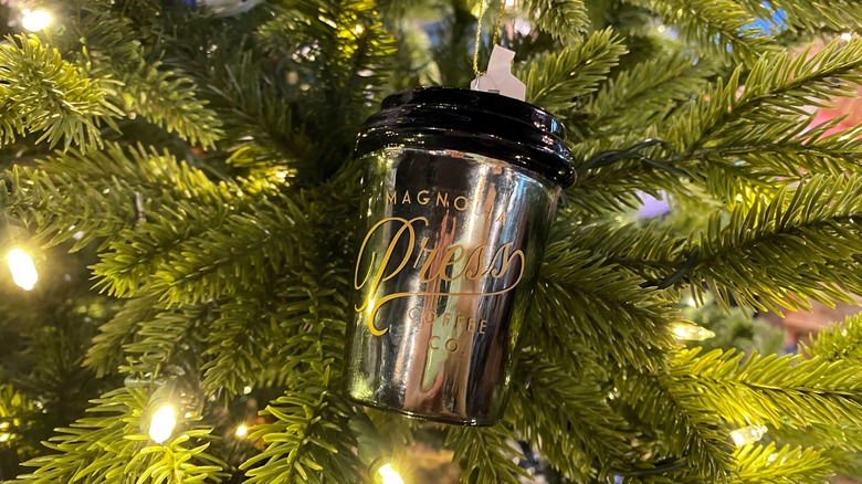 Magnolia Press to-go cup ornament
