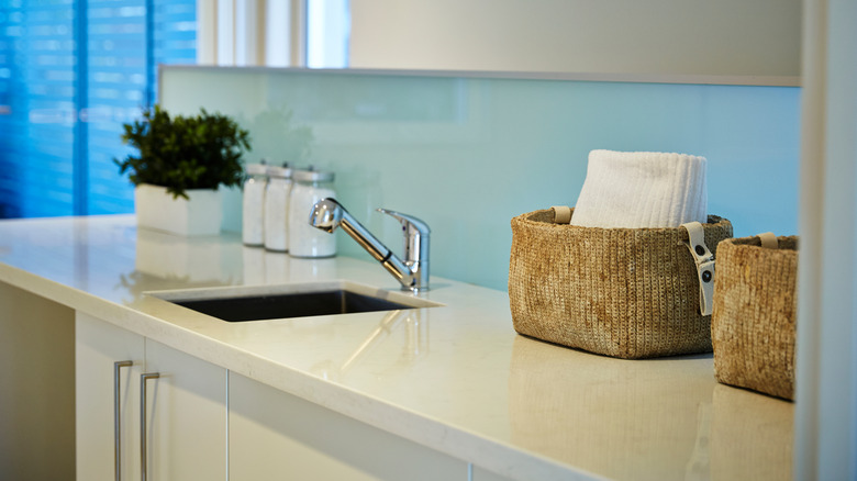 laundry room countertop