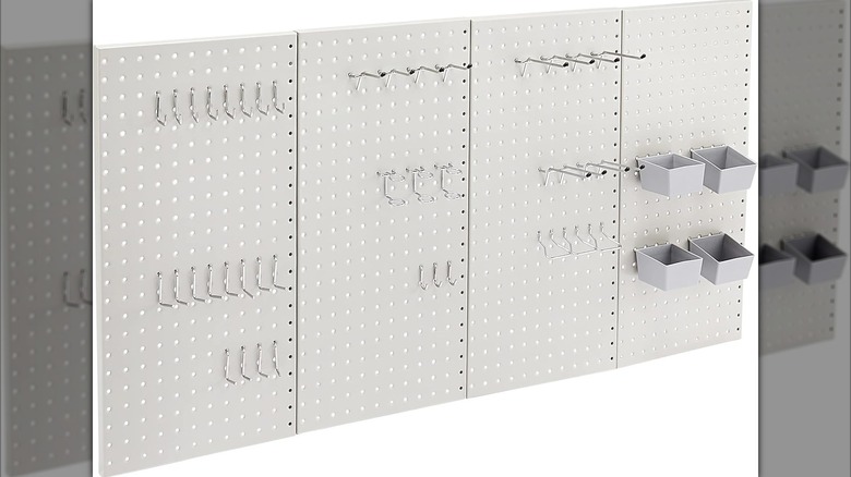 Amazon Basics Rectangular Metal Pegboard