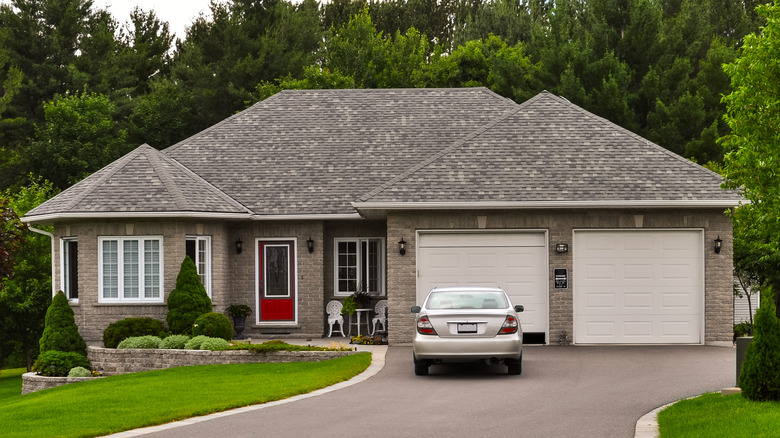 bungalow home with garage