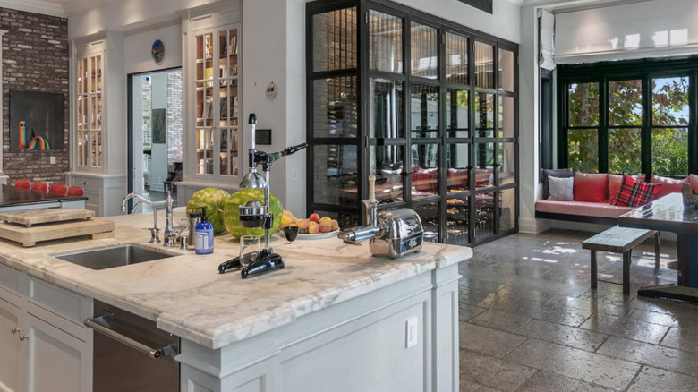 The main living space of Calvin Harris's home