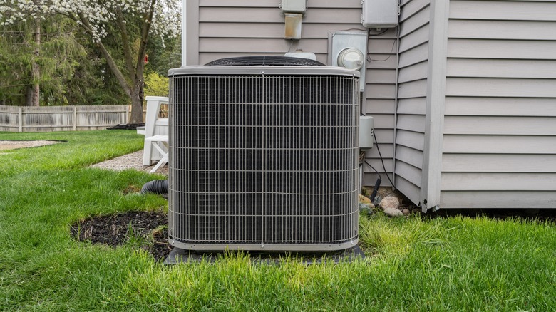 Outdoor AC condenser unit