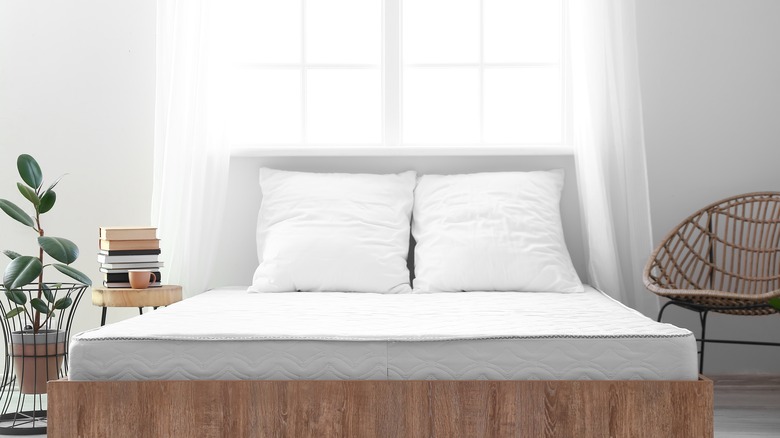 Mattress in a bedroom
