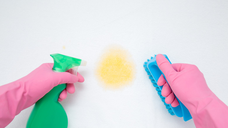 cleaning stains 