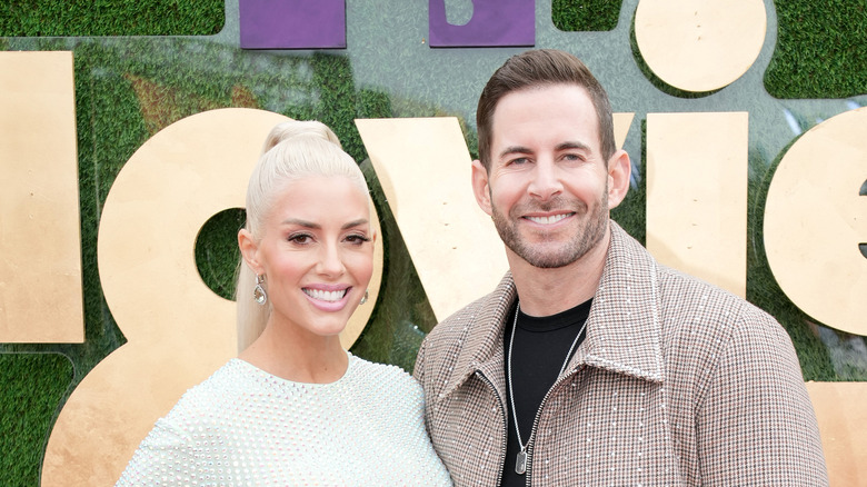 Heather and Tarek El Moussa smiling