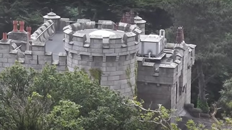 Enya's Irish Castle from the air