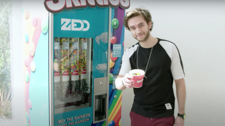 zedd and skittles machine