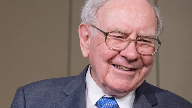 Warren Buffett smiling