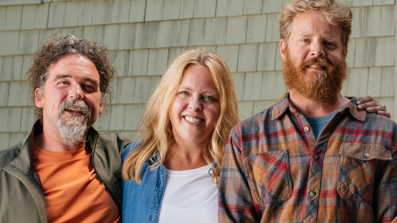 Stars of Maine Cabin Masters smiling