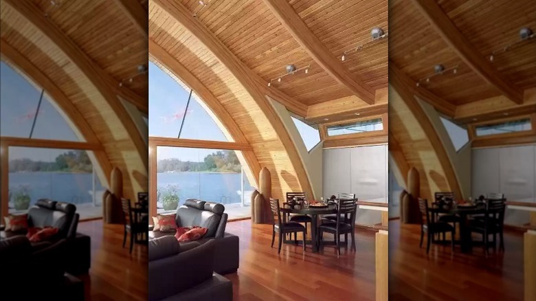 Living room of Portland home