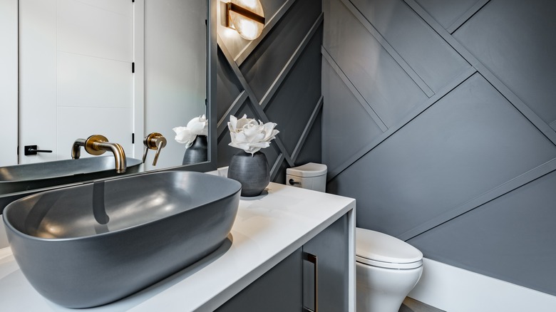 Beautiful powder room