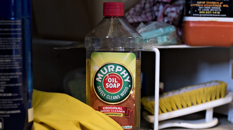 bottle of Murphy oil soap