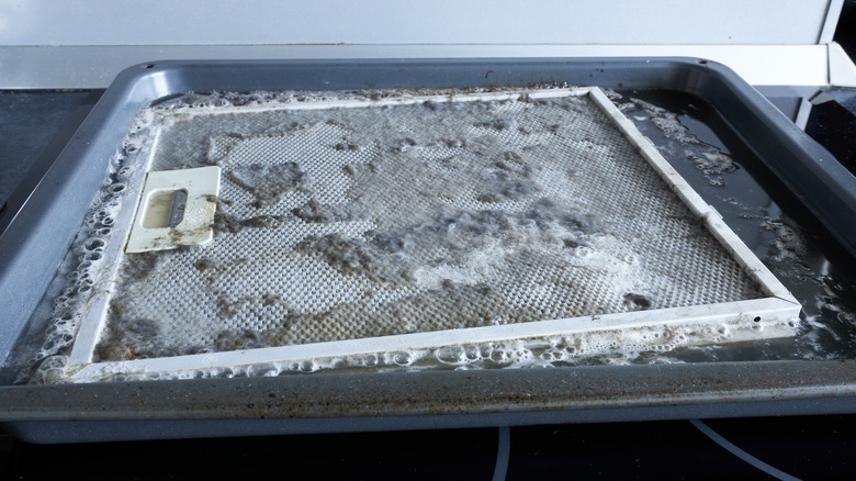 Kitchen hood filter