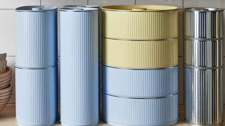 BETTHAJ Tin with lid,