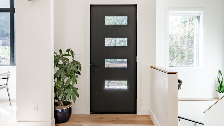 Small entryway in a modern home.