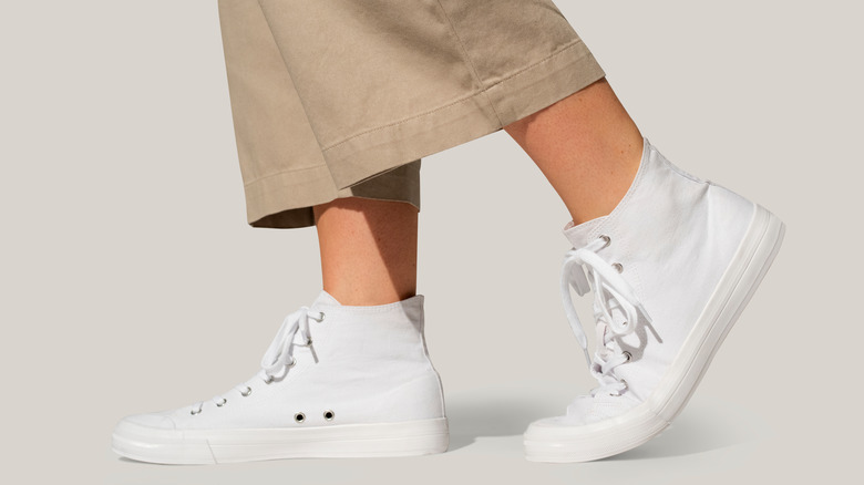 canvas sneakers