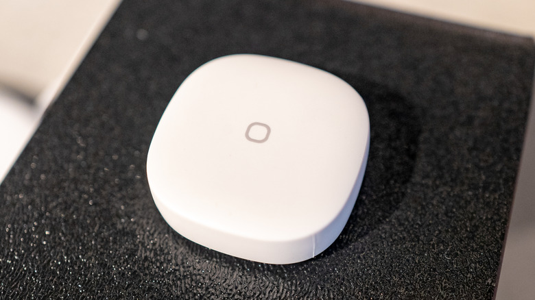 A Samsung Smart Things smart button