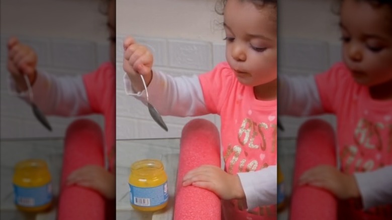 Pool noodle furniture protector hack