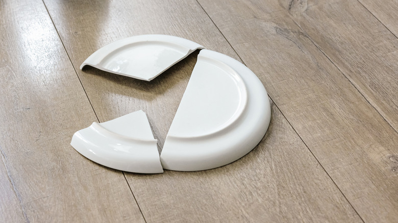 Picture of a broken plate