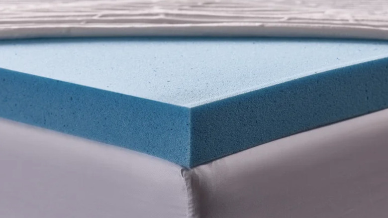 Novaform Mattress Topper on a mattress