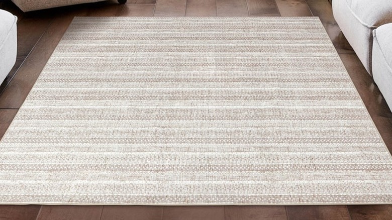 beige area rug from Costco