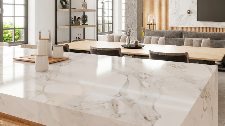 Marble countertop