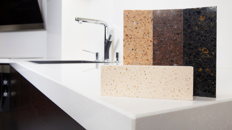 mitered counter edge