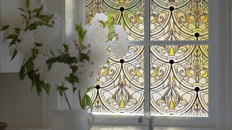 stained glass window film