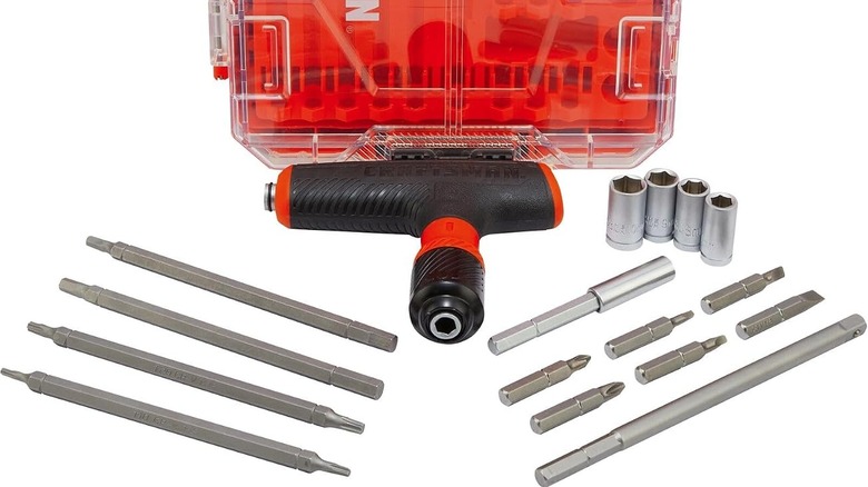 The Craftsman 20-Piece Ratcheting Wrench Set available from Amazon
