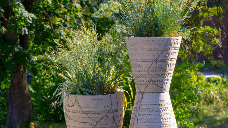 tall decorative planters