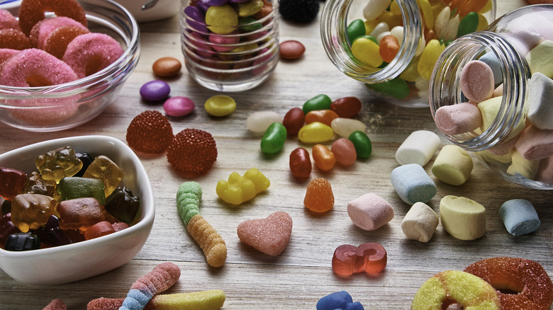 colorful candy assortment