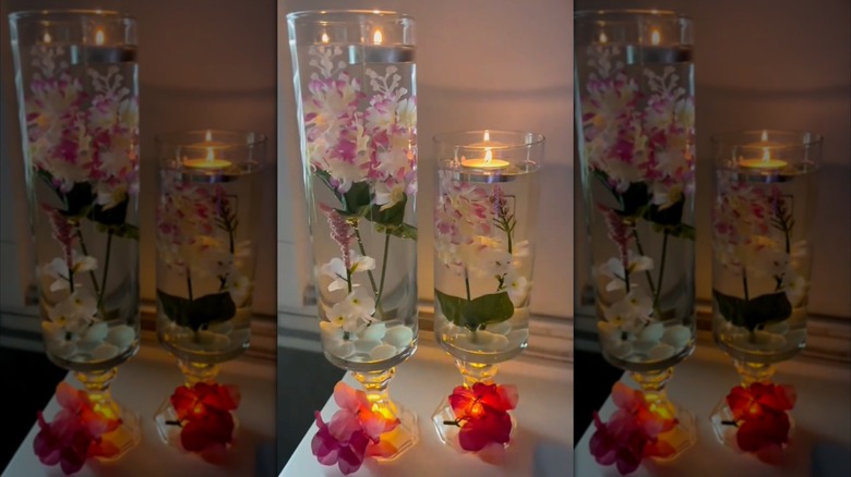 Screenshot of DIY underwater vase centerpiece