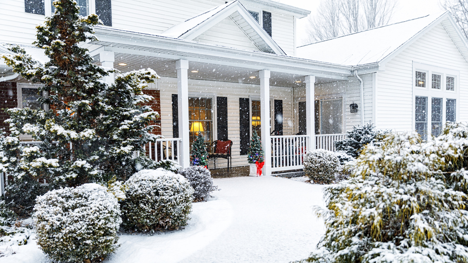 Create Chic Winter Front Porch Decor With An Easy Dollar Tree DIY That ...