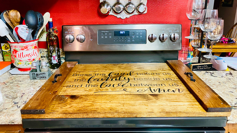 Create Extra Kitchen Countertop Space With This Clever Burner Cover DIY