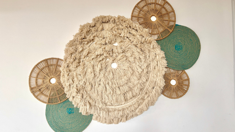 macrame wall art piece