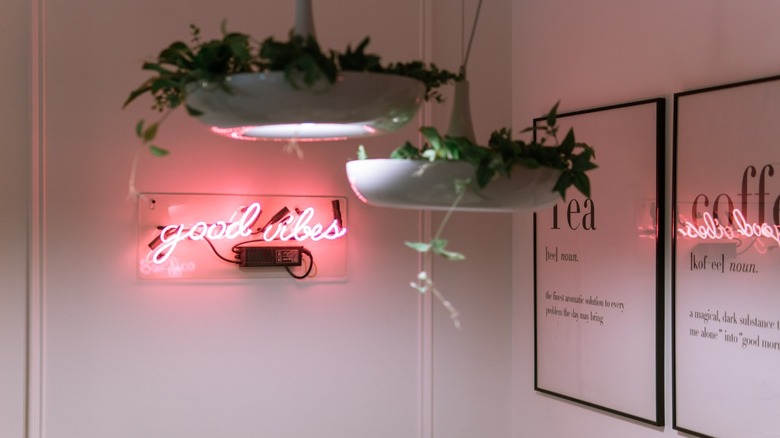 Neon wall art