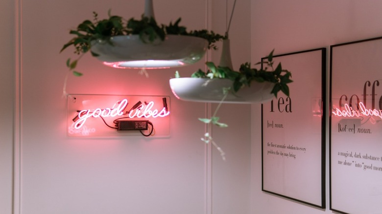 Neon wall art