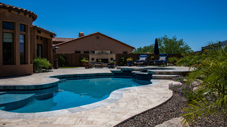 backyard pool