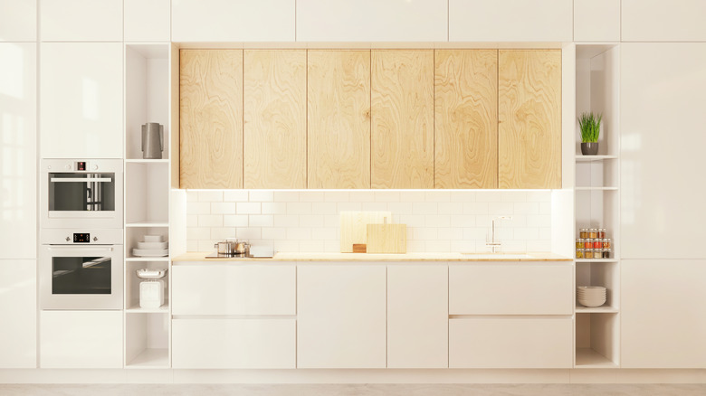 neutral inset kitchen cabinets
