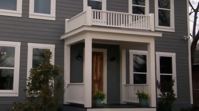 home with covered front porch