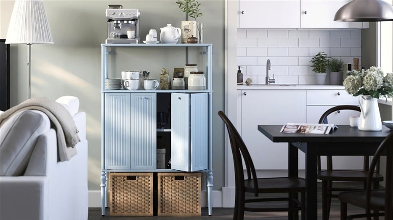 IKEA SÅGMÄSTARE cabinet against wall in home