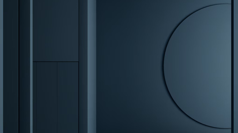 A wall painted Gentleman's Gray