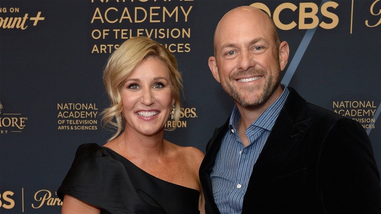 Dave Marrs and Jenny Marrs smiling at the camera at an event for television awards.