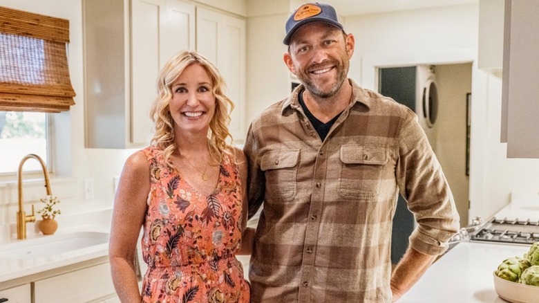 Dave and Jenny Marrs smiling in kitchen 