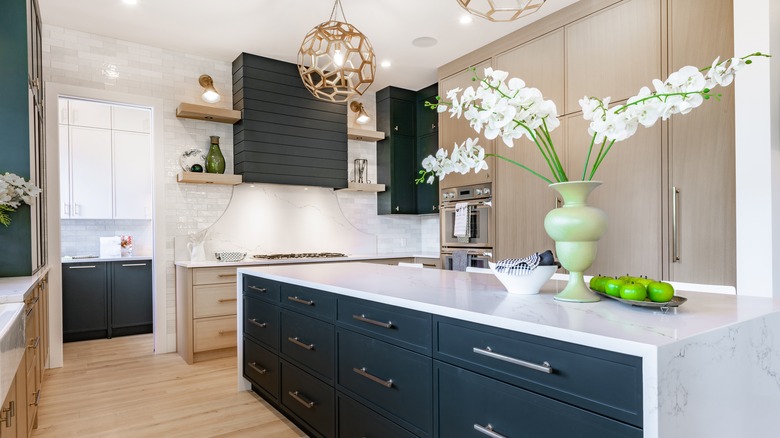 Kitchen cabinets to ceiling
