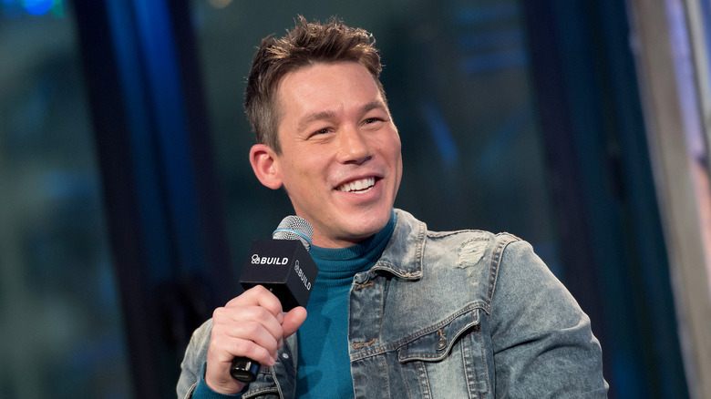 David Bromstad speaking at an event